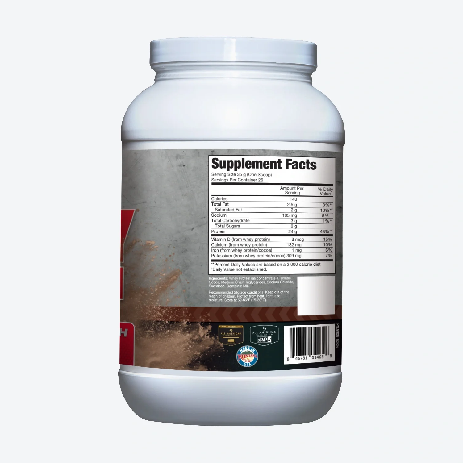 Chocolate Whey Isolate Protein Powder - Image 4