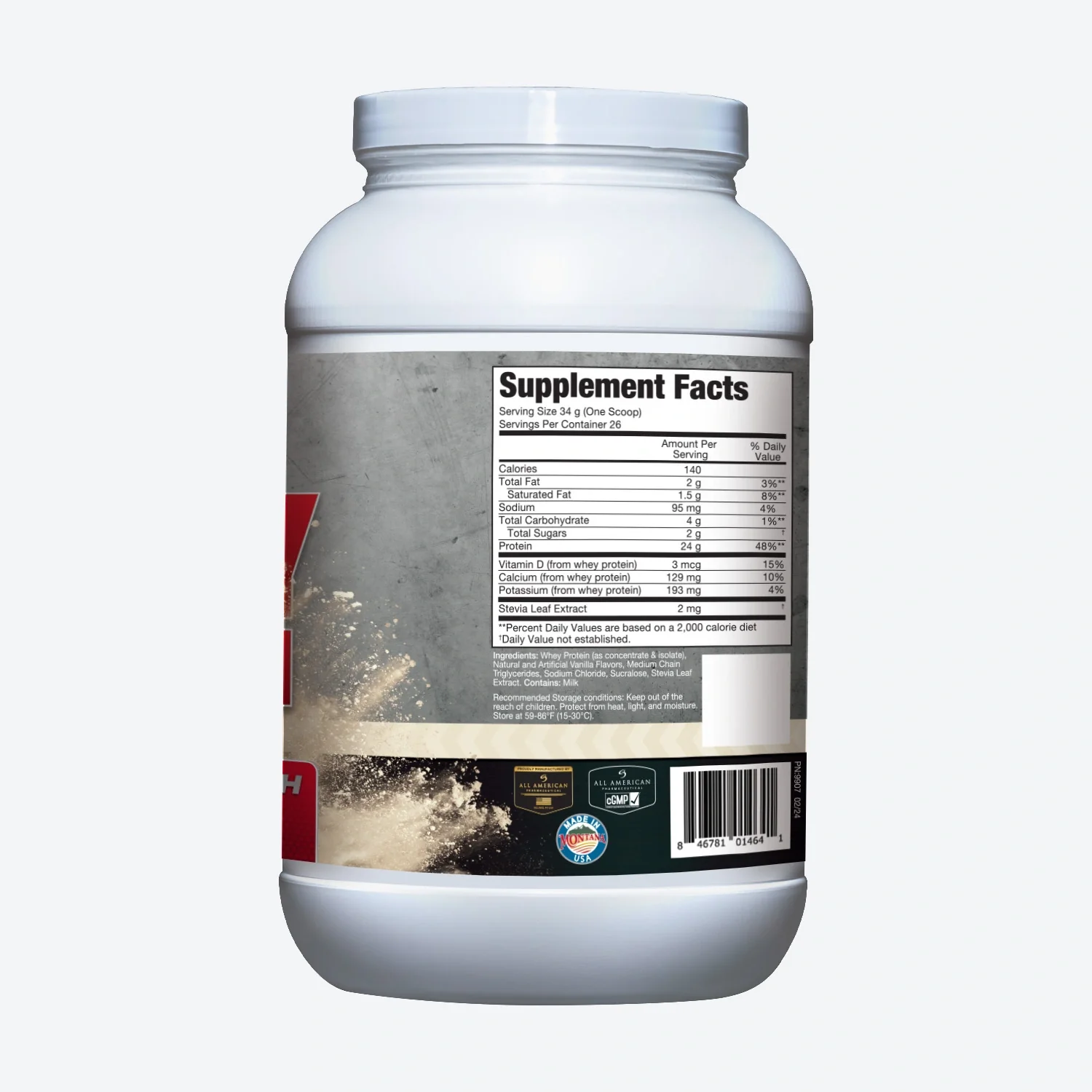 Vanilla Whey Isolate Protein Powder - Image 4