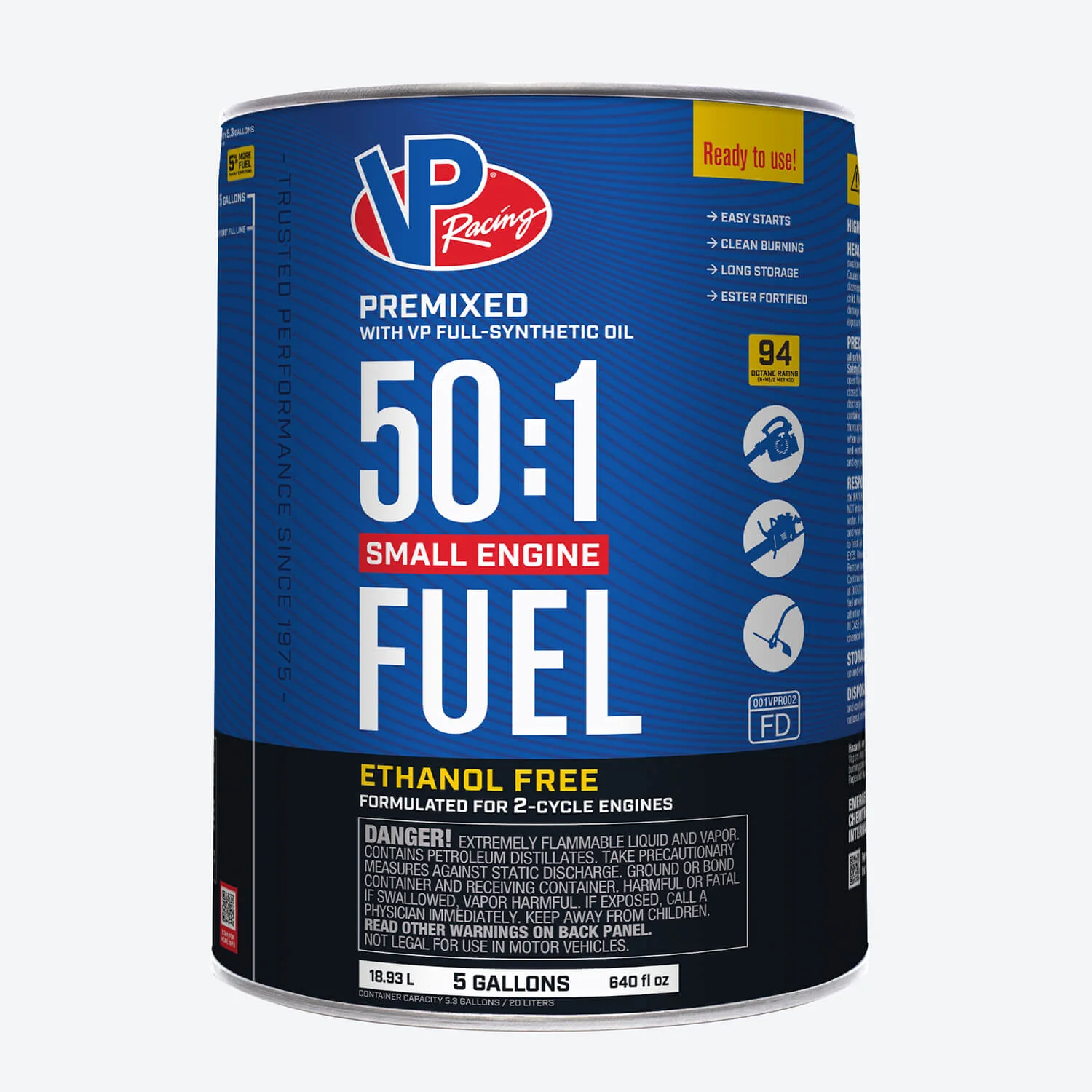 VP 50:1 Fuel Mix: Premixed Ethanol-Free - Image 7