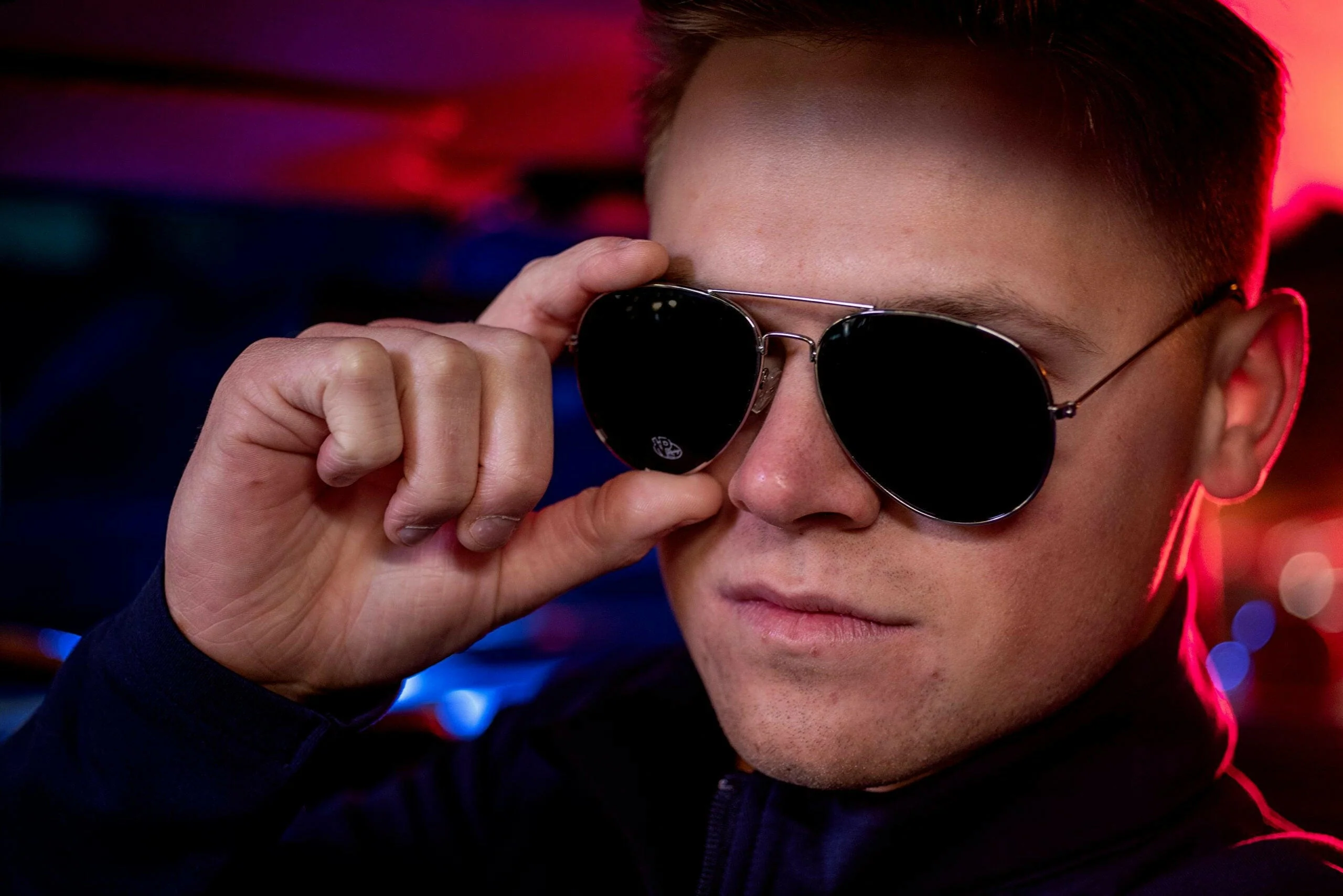 VP's silver aviator sunglasses - Image 2